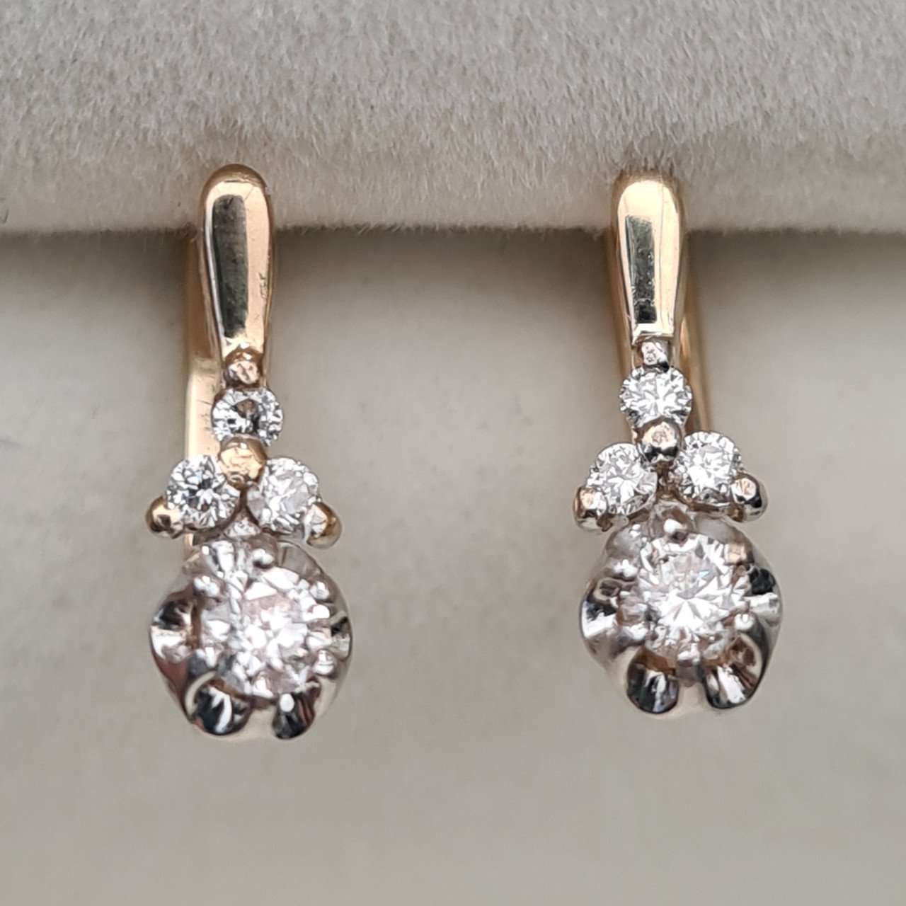 Серьги Deimantas 1,99гр 0,24ct. купить,NaN