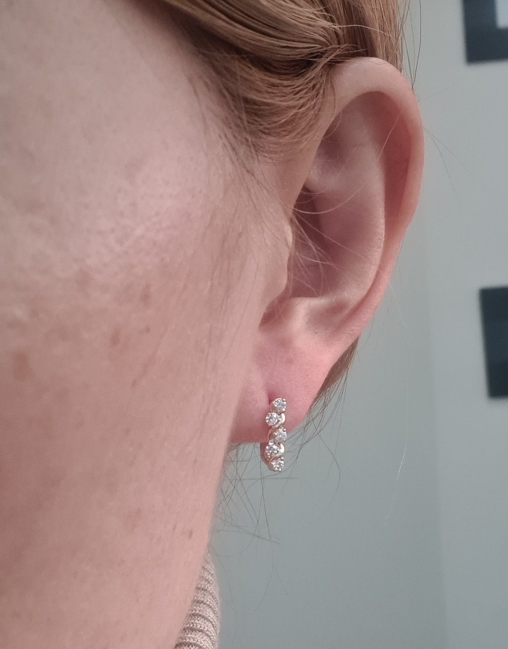 Серьги Deimantas 94465959 1,52гр 0,33ct. купить,NaN