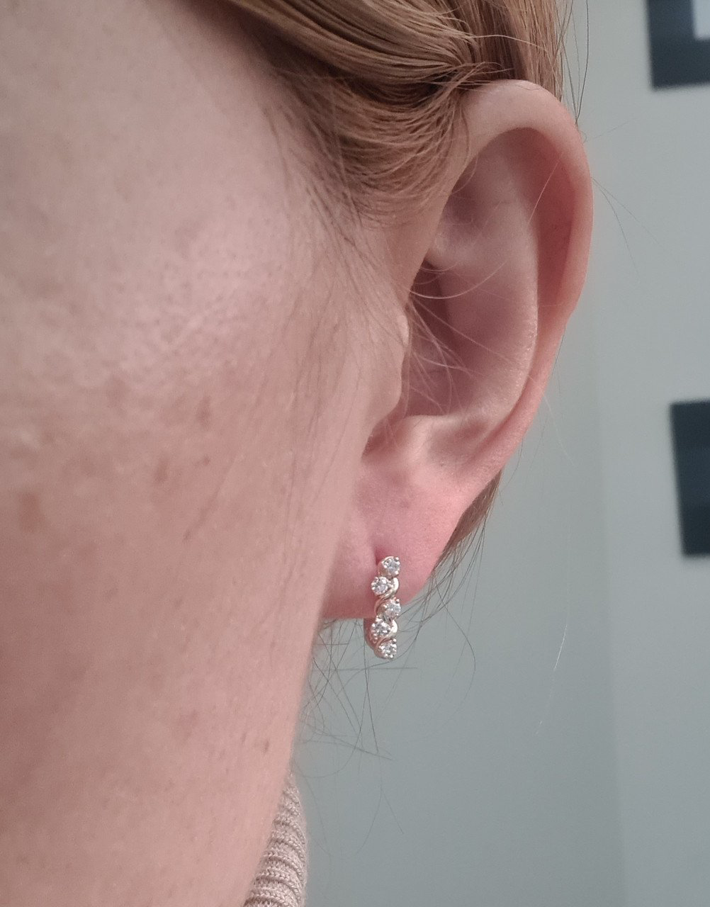 Серьги Deimantas 94465959 1,52гр 0,33ct. купить,NaN