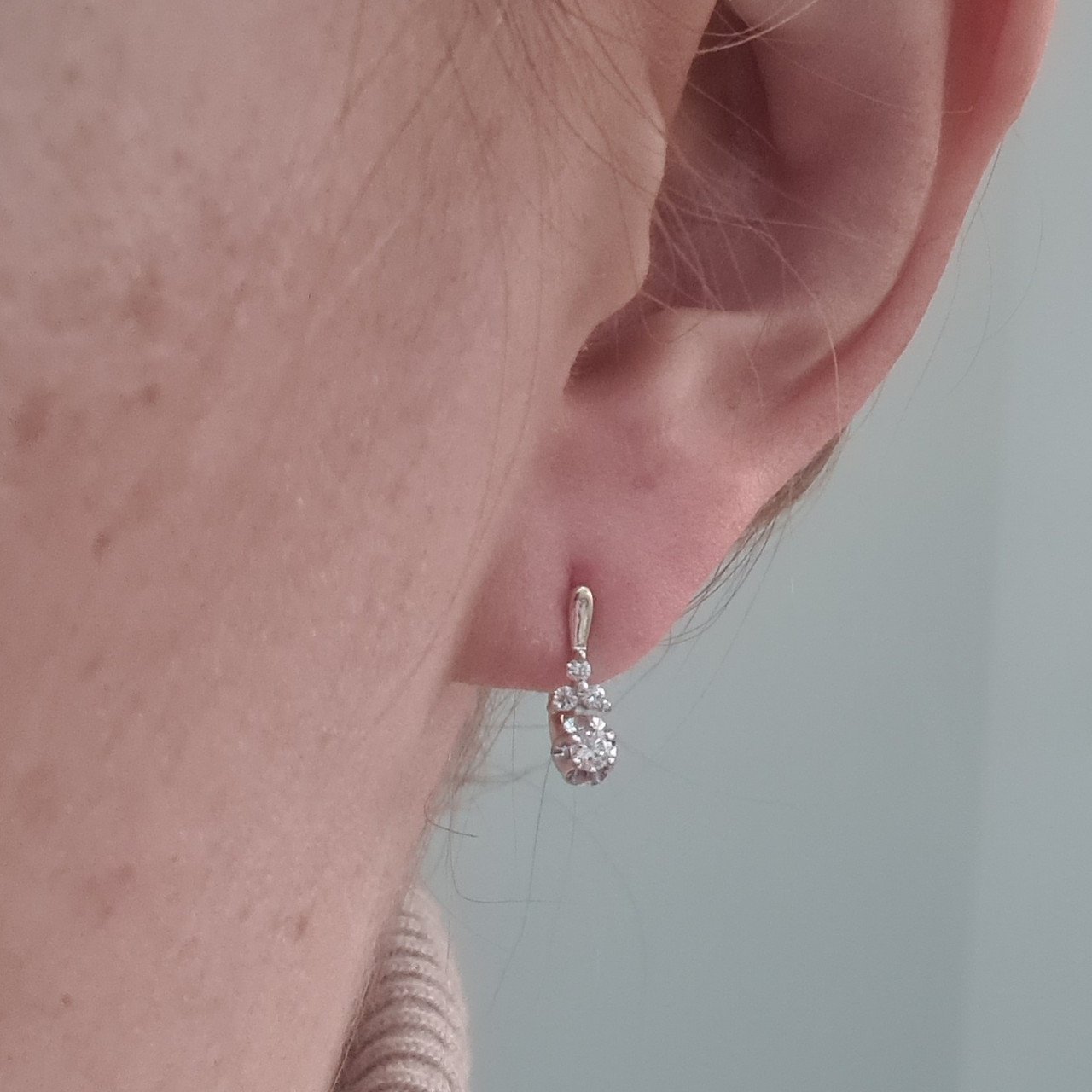 Серьги Deimantas 1,99гр 0,24ct. купить,NaN