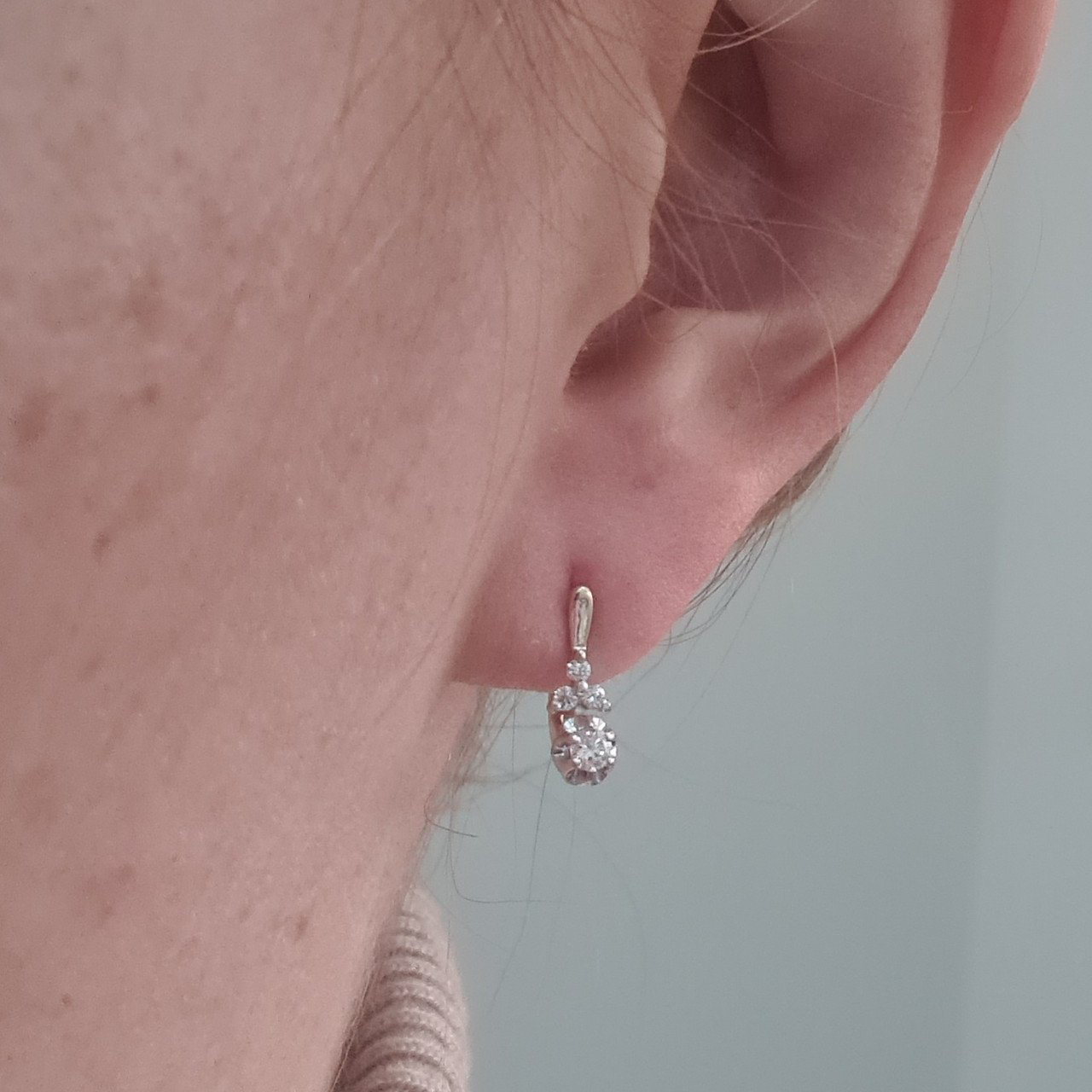Серьги Deimantas 1,99гр 0,24ct. купить,NaN