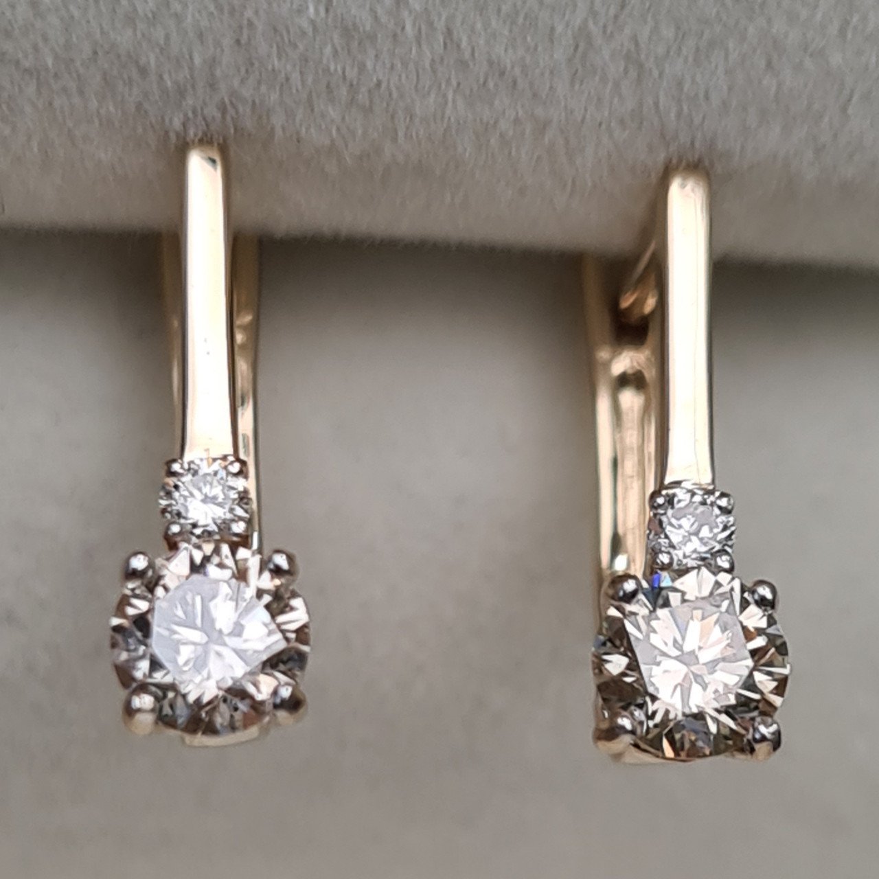 Серьги Deimantas 1,7гр 0,50ct. купить,NaN
