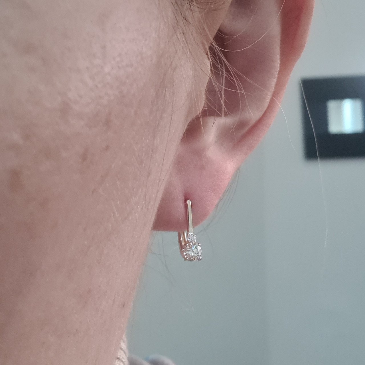 Серьги Deimantas 1,7гр 0,50ct. купить,NaN