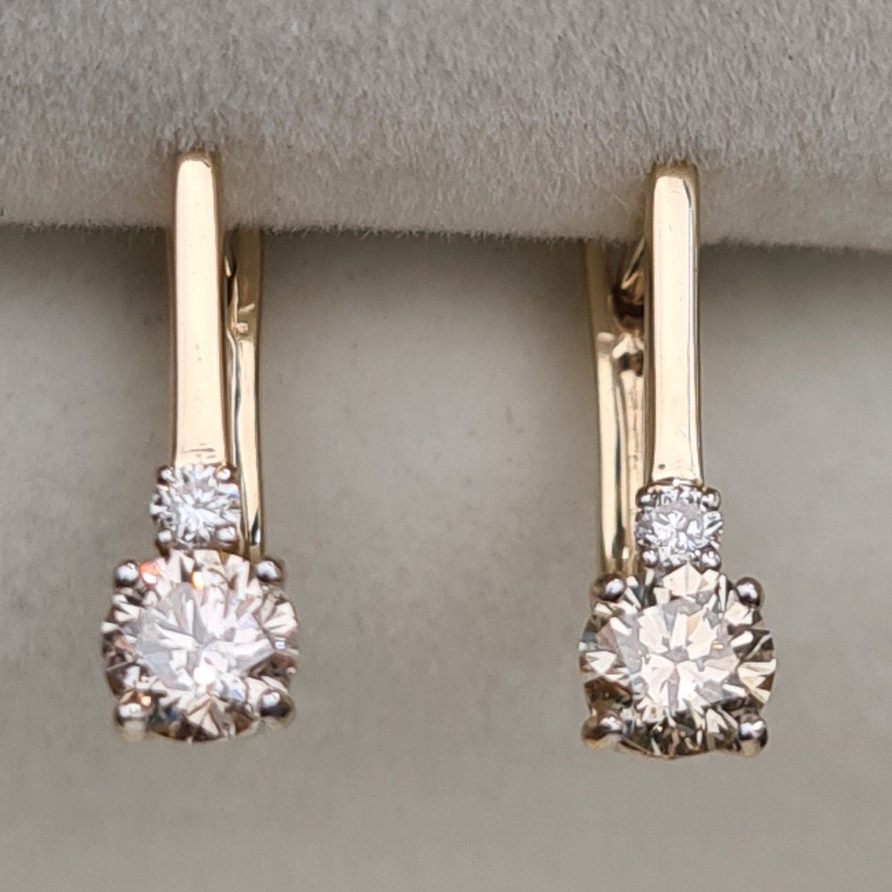 Серьги Deimantas 1,7гр 0,50ct. купить,NaN
