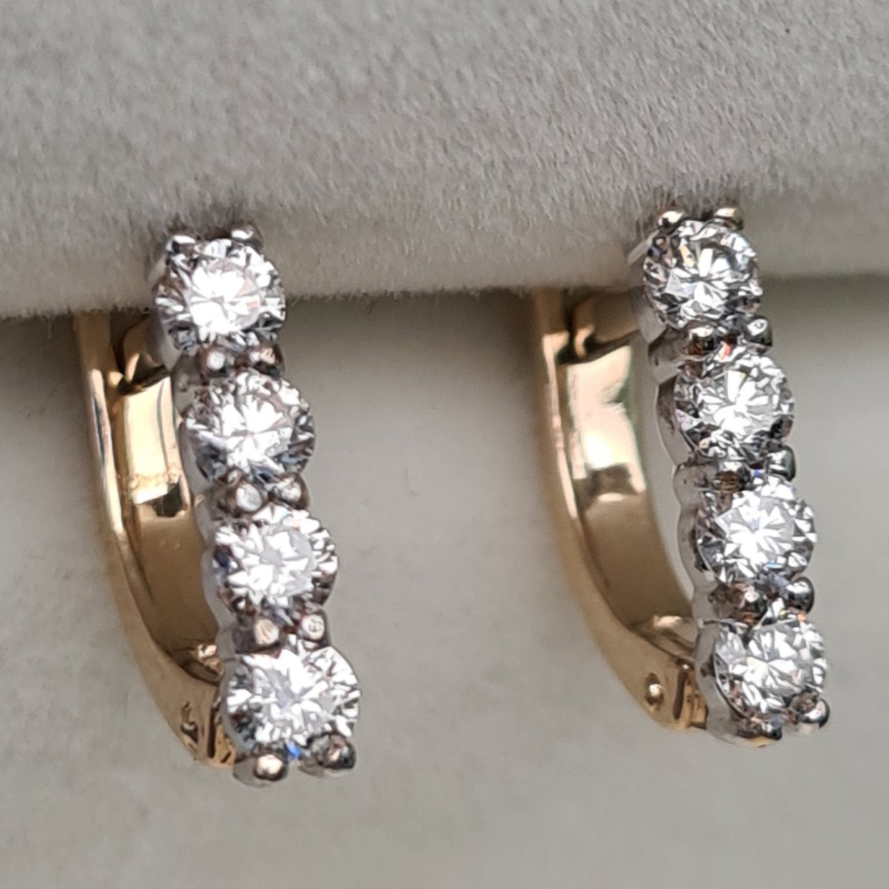 Серьги Deimantas 1,79гр 0,51ct. купить,NaN