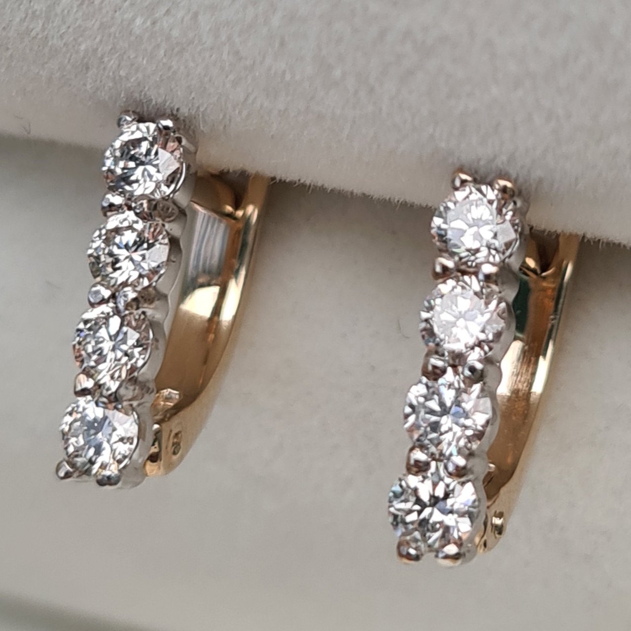 Серьги Deimantas 1,79гр 0,51ct. купить,NaN