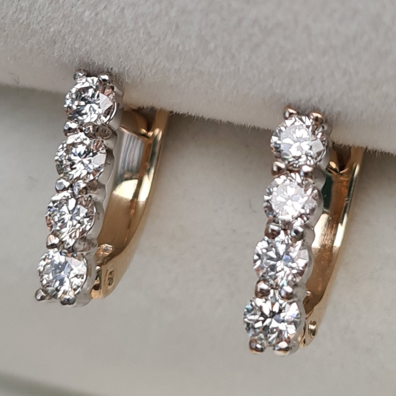 Серьги Deimantas 1,79гр 0,51ct. купить,NaN