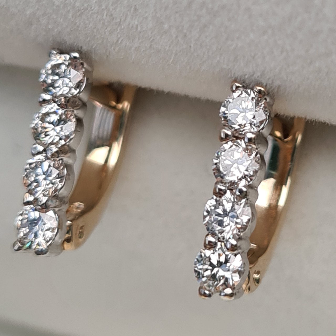 Серьги Deimantas 1,79гр 0,51ct. купить,NaN