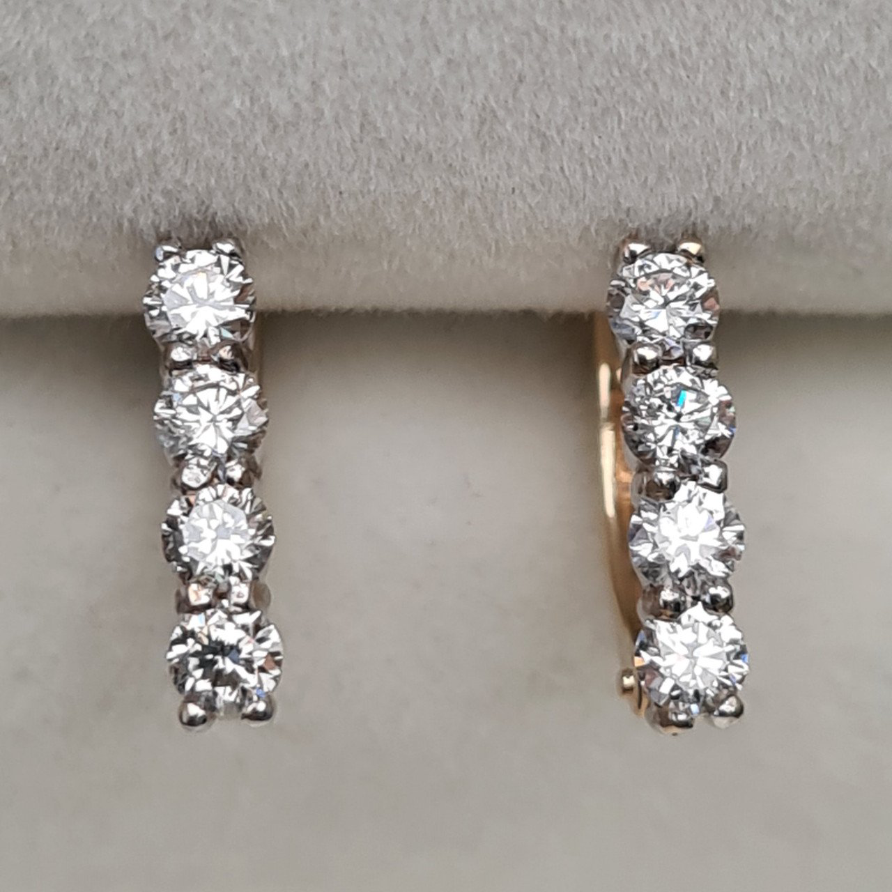Серьги Deimantas 1,79гр 0,51ct. купить,NaN