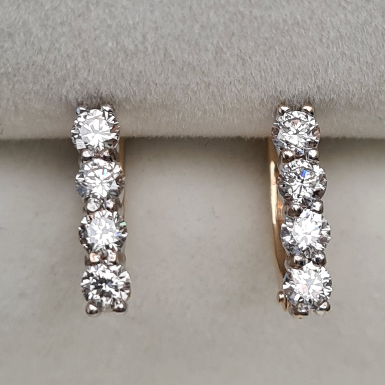 Серьги Deimantas 1,79гр 0,51ct. купить,NaN