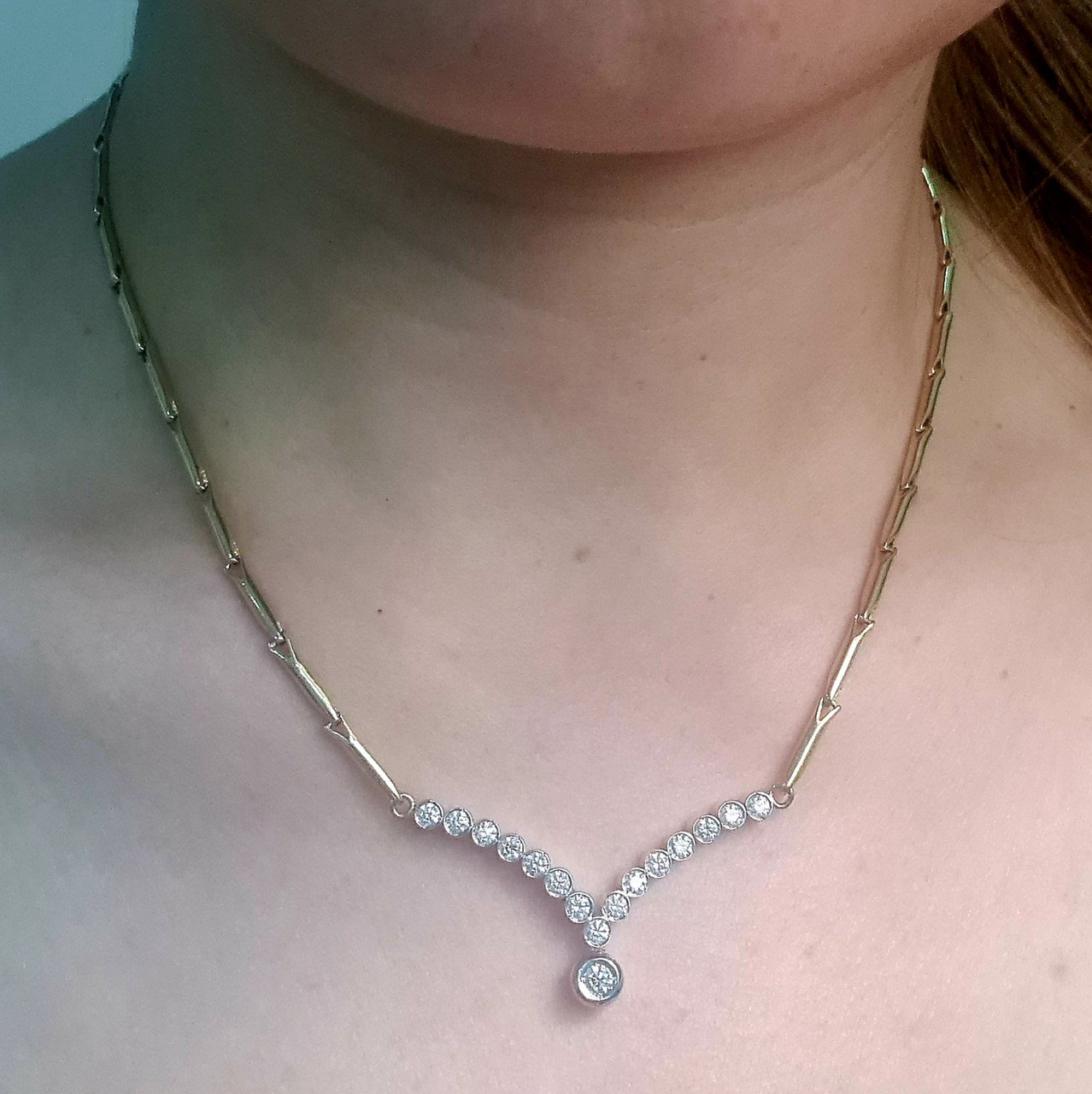 Колье Deimantas 96145856 19,09гр 1,20ct. купить,NaN