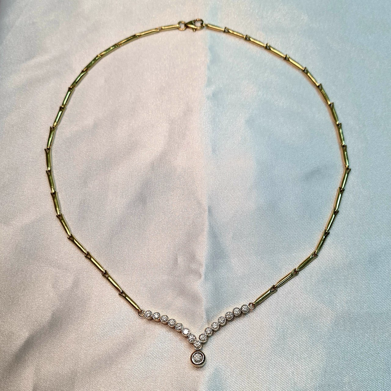 Колье Deimantas 96145856 19,09гр 1,20ct. купить,NaN