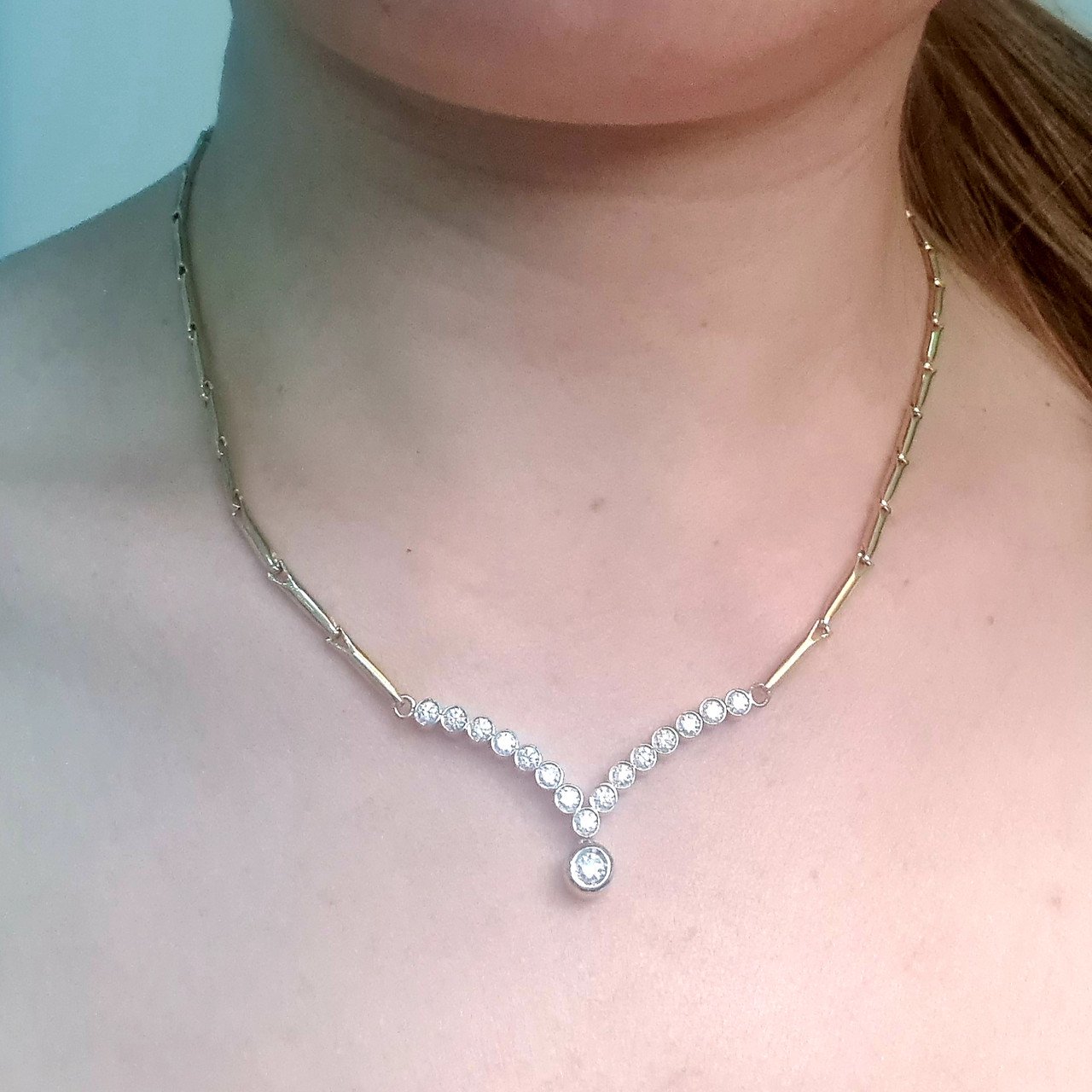 Колье Deimantas 96145856 19,09гр 1,20ct. купить,NaN