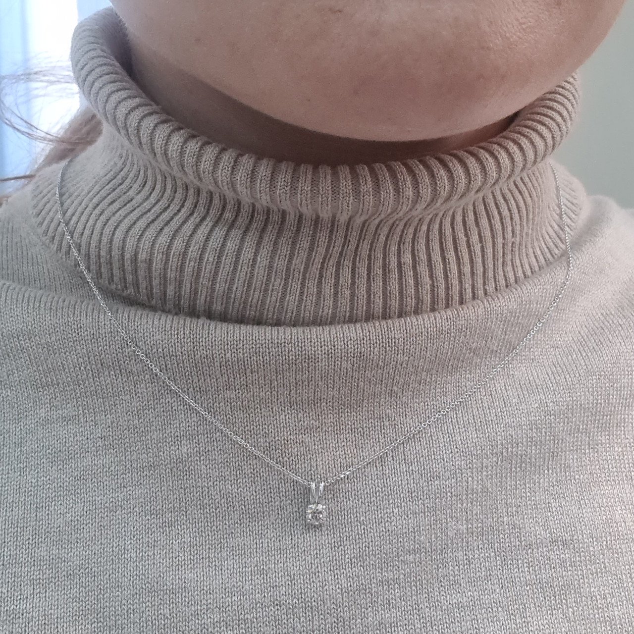 Колье Deimantas 94478184 40см 1,75гр 0,36ct. купить,NaN