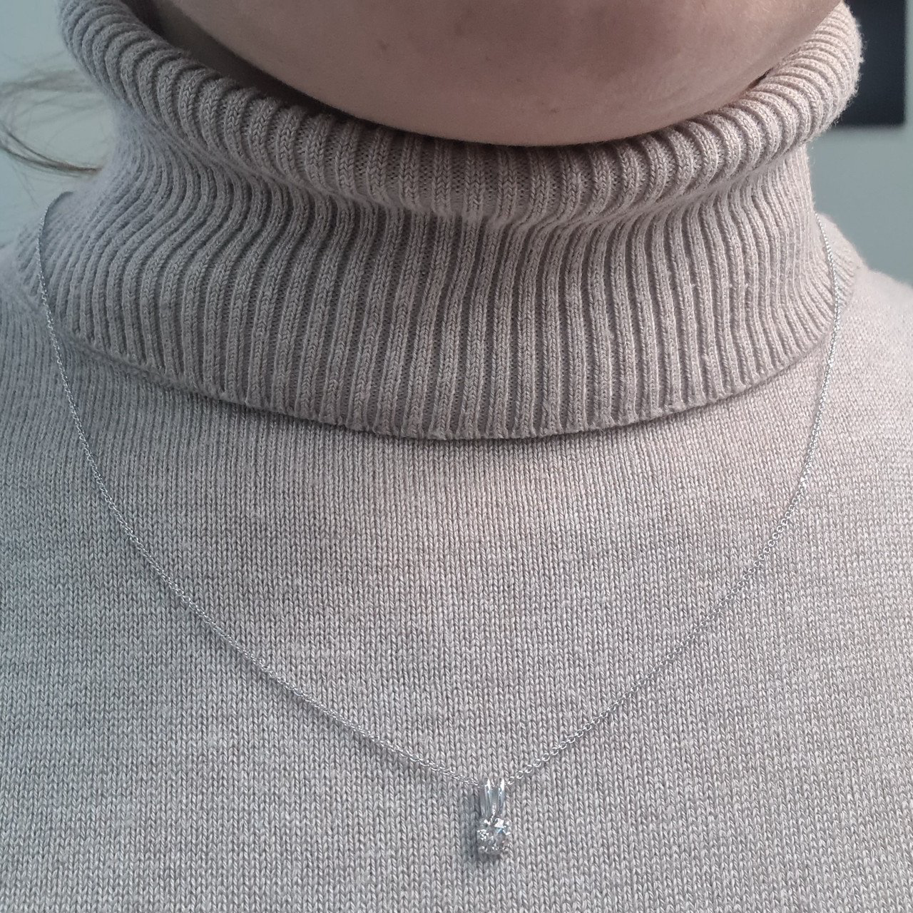 Колье Deimantas 94478184 40см 1,75гр 0,36ct. купить,NaN
