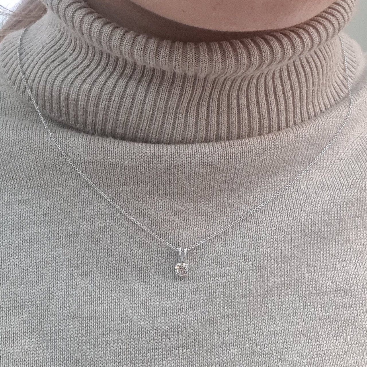 Колье Deimantas 94478184 40см 1,75гр 0,36ct. купить,NaN