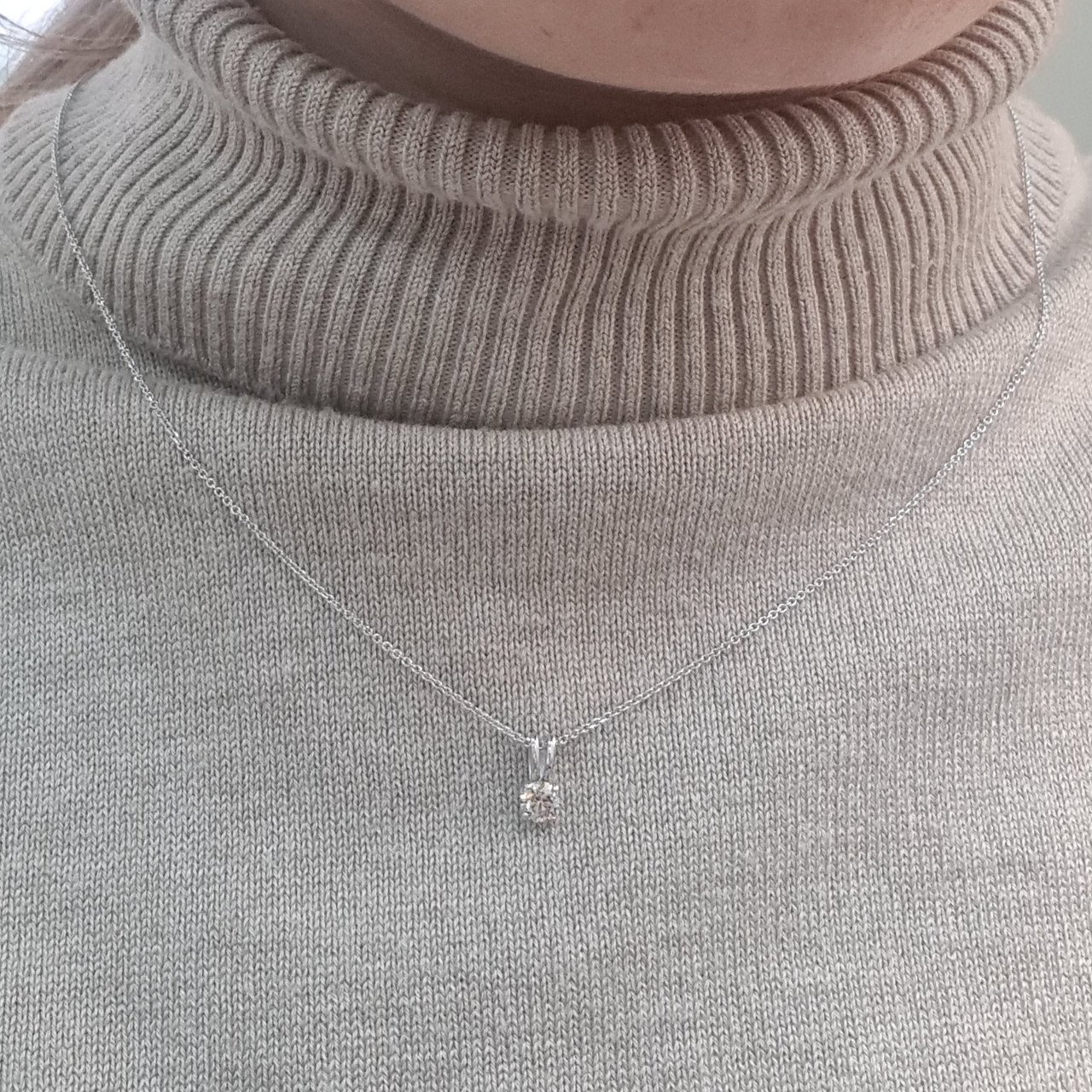 Колье Deimantas 94478184 40см 1,75гр 0,36ct. купить,NaN