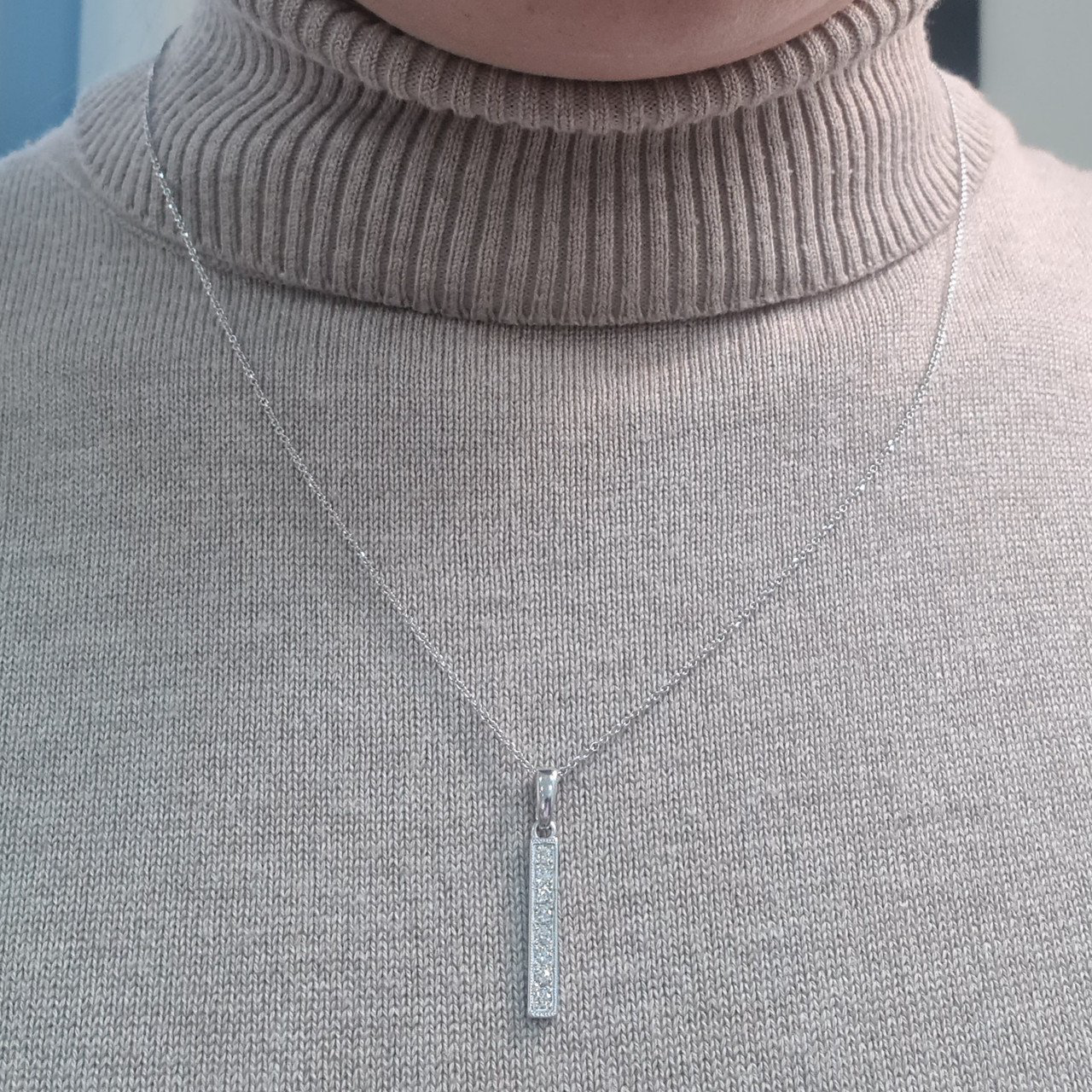 Колье Deimantas 94478198 50см 3,02гр 0,26ct. купить,NaN