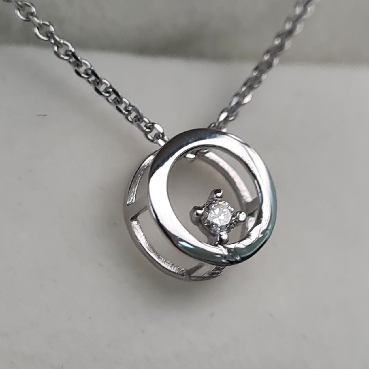 Колье Deimantas 45см 1,71гр 0,029ct. купить,NaN