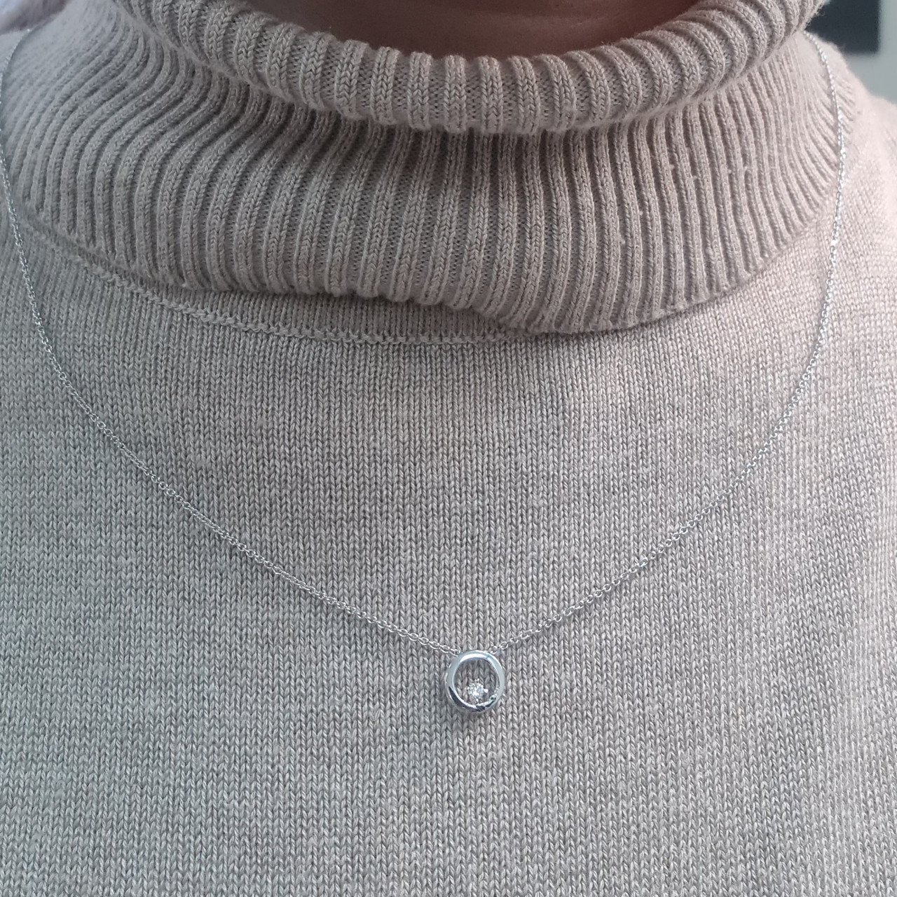 Колье Deimantas 45см 1,71гр 0,029ct. купить,NaN