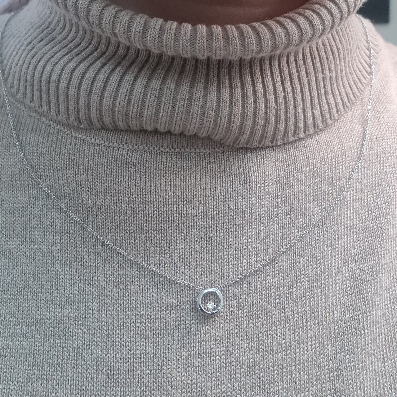 Колье Deimantas 45см 1,71гр 0,029ct. купить,NaN