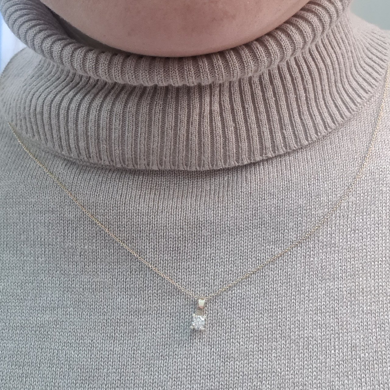 Колье Deimantas 94478209 45см 1,72гр 0,25ct. купить,NaN