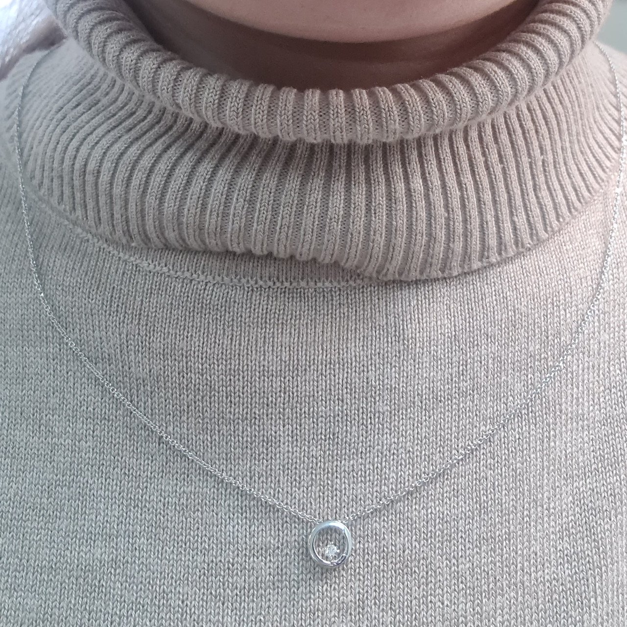 Колье Deimantas 45см 1,71гр 0,029ct. купить,NaN