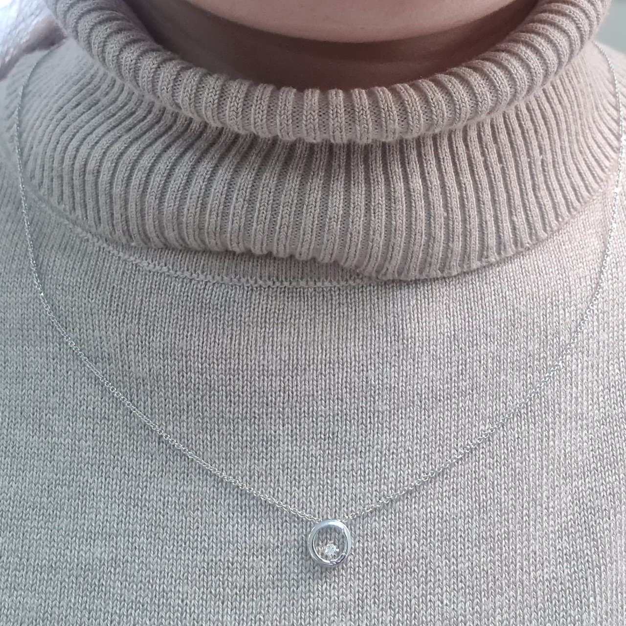 Колье Deimantas 45см 1,71гр 0,029ct. купить,NaN