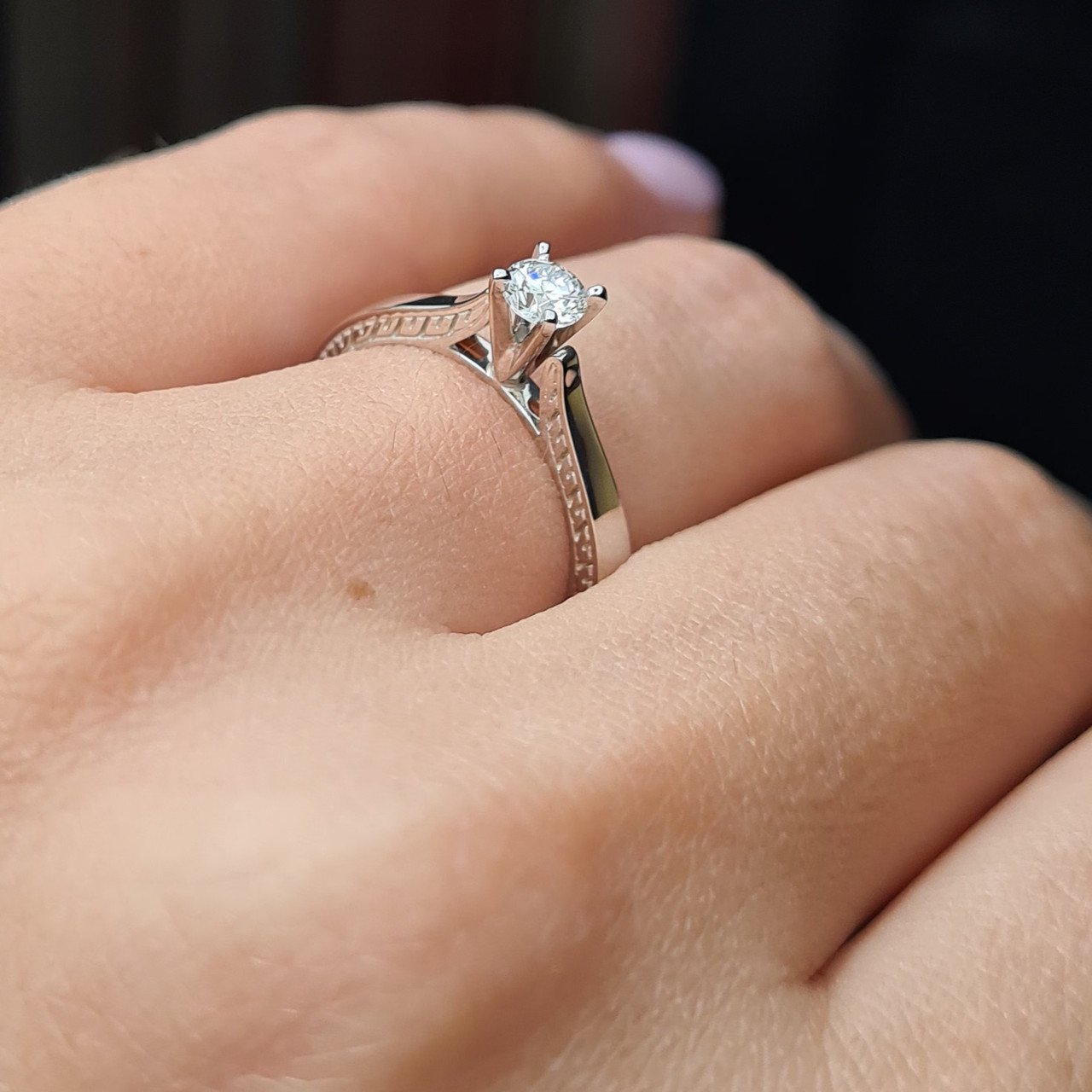Кольцо Deimantas 84553824 16,51р 2,57гр 0,25ct. купить,NaN