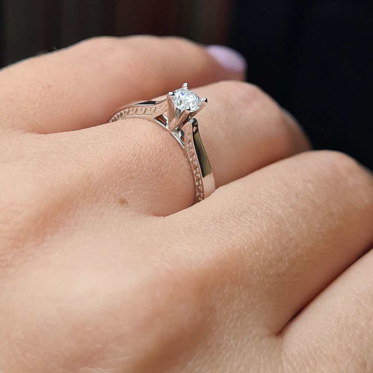 Кольцо Deimantas 84553824 16,51р 2,57гр 0,25ct. купить,NaN