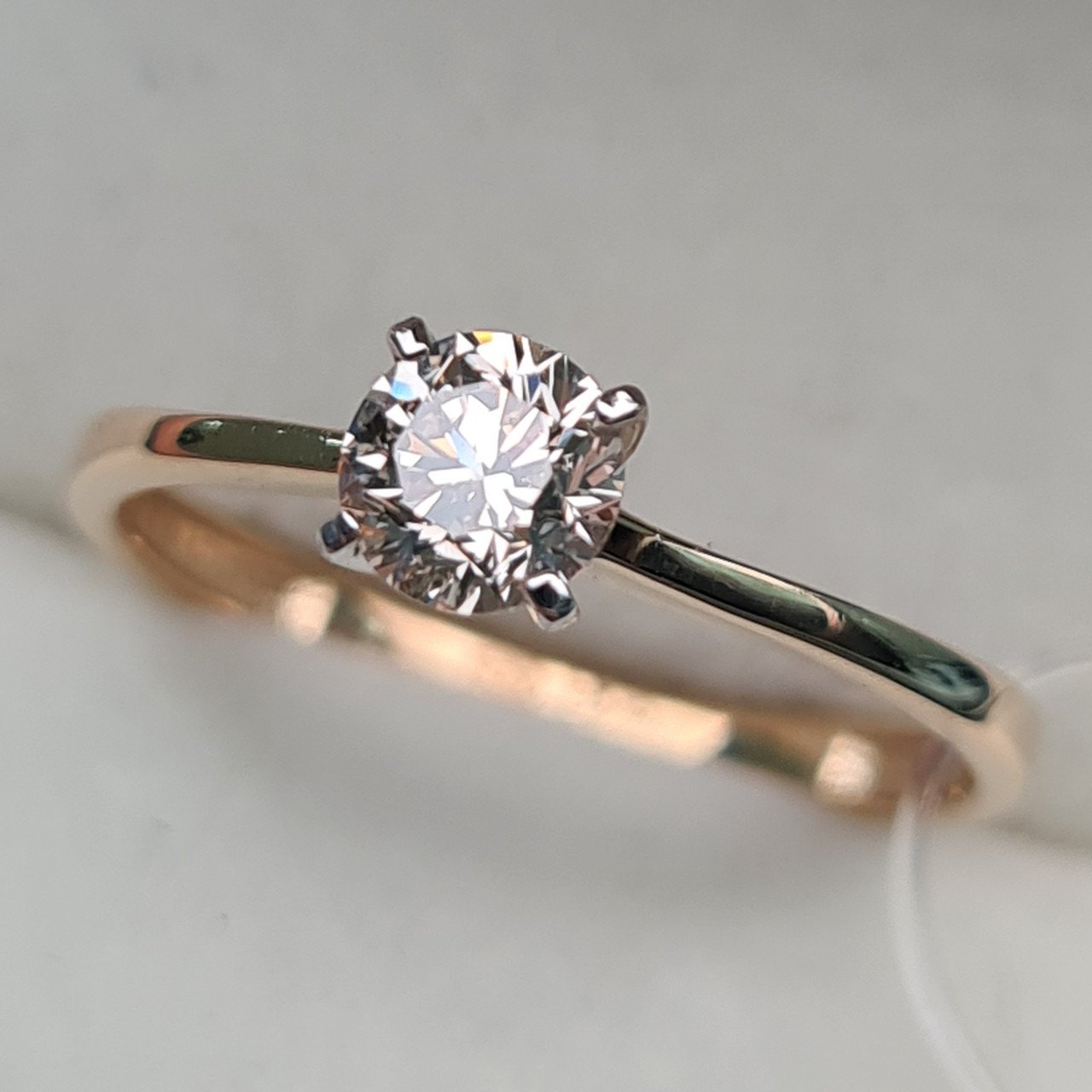 Кольцо Deimantas 94580380 17,5р 1,54гр 0,48ct. купить,NaN