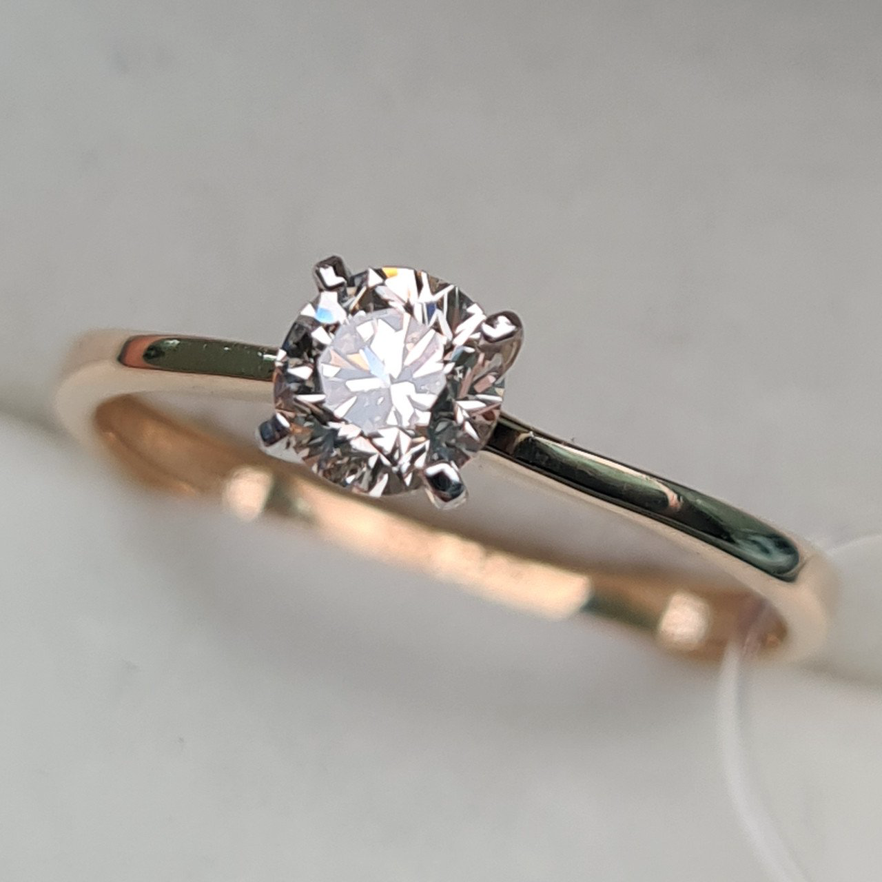 Кольцо Deimantas 94580380 17,5р 1,54гр 0,48ct. купить,NaN