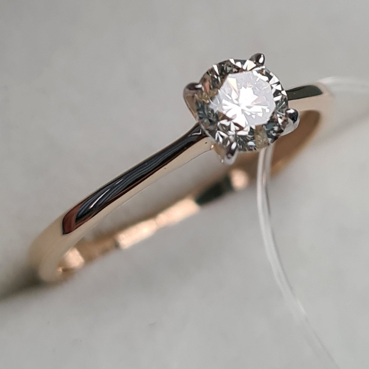 Кольцо Deimantas 94580338 17р 1,54гр 0,45ct. купить,NaN