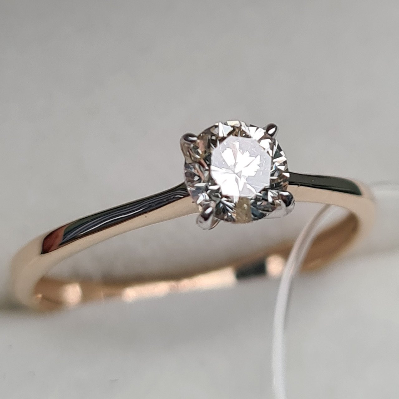 Кольцо Deimantas 94580338 17р 1,54гр 0,45ct. купить,NaN
