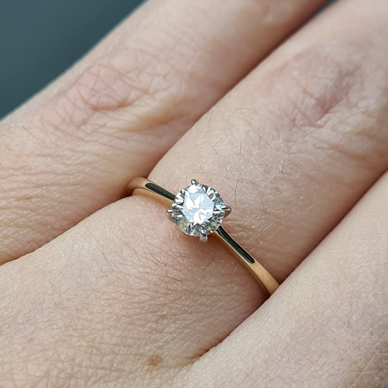 Кольцо Deimantas 94580338 17р 1,54гр 0,45ct. купить,NaN
