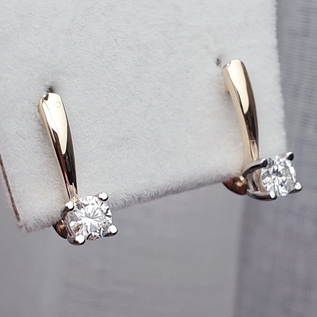 Серьги Deimantas 84556193 2,16гр 0,35ct. купить,NaN