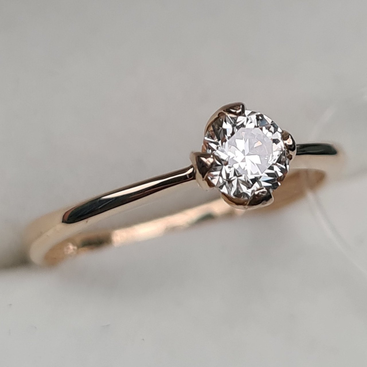Кольцо Deimantas 94580404 17р 1,43гр 0,43ct. купить,NaN