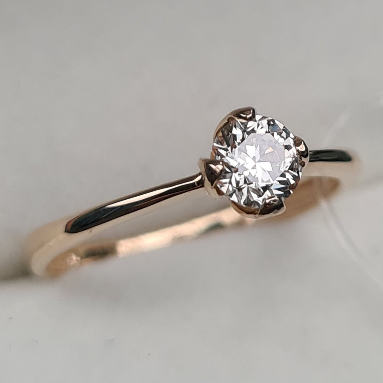 Кольцо Deimantas 94580404 17р 1,43гр 0,43ct. купить,NaN