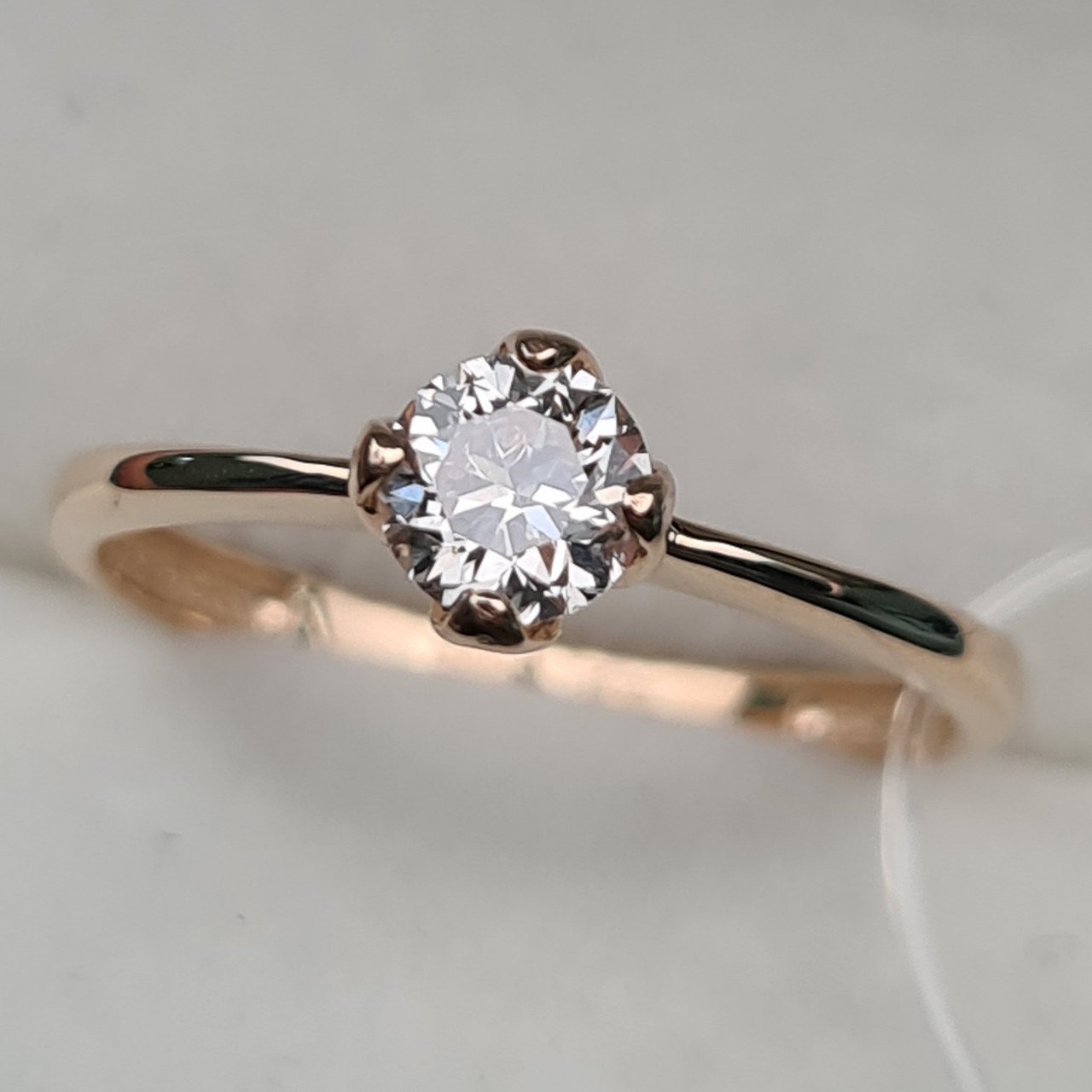 Кольцо Deimantas 94580404 17р 1,43гр 0,43ct. купить,NaN