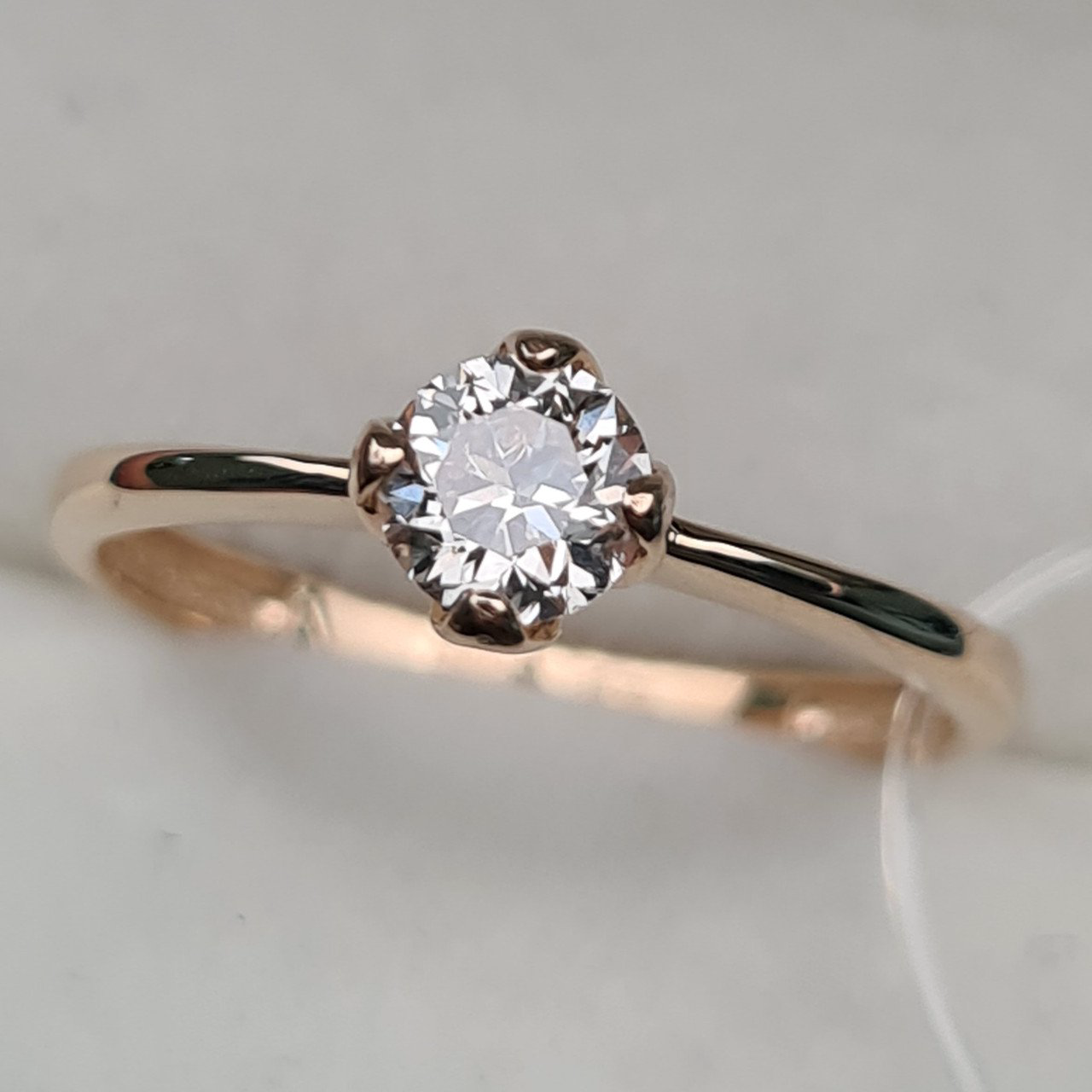 Кольцо Deimantas 94580404 17р 1,43гр 0,43ct. купить,NaN