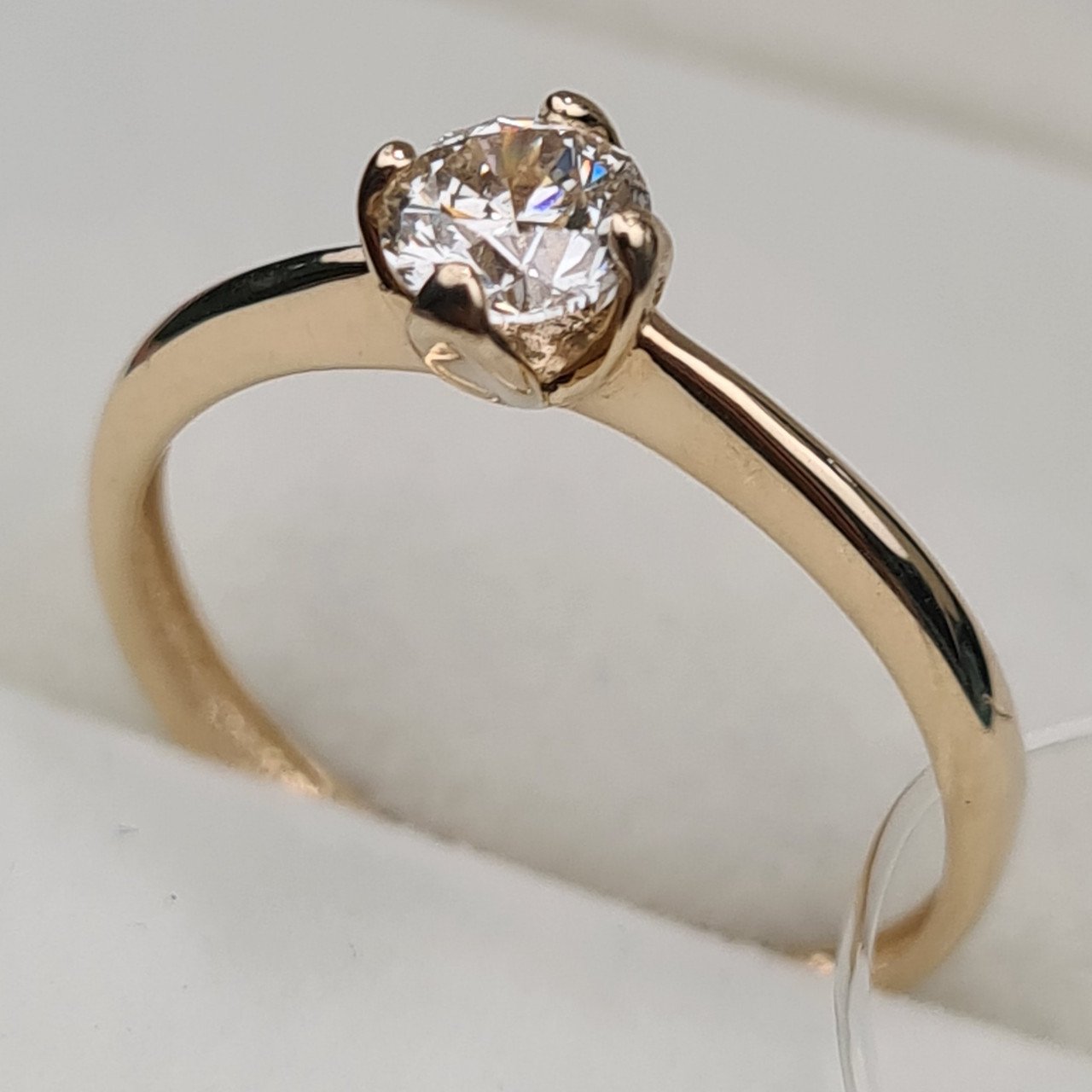 Кольцо Deimantas 94580404 17р 1,43гр 0,43ct. купить,NaN