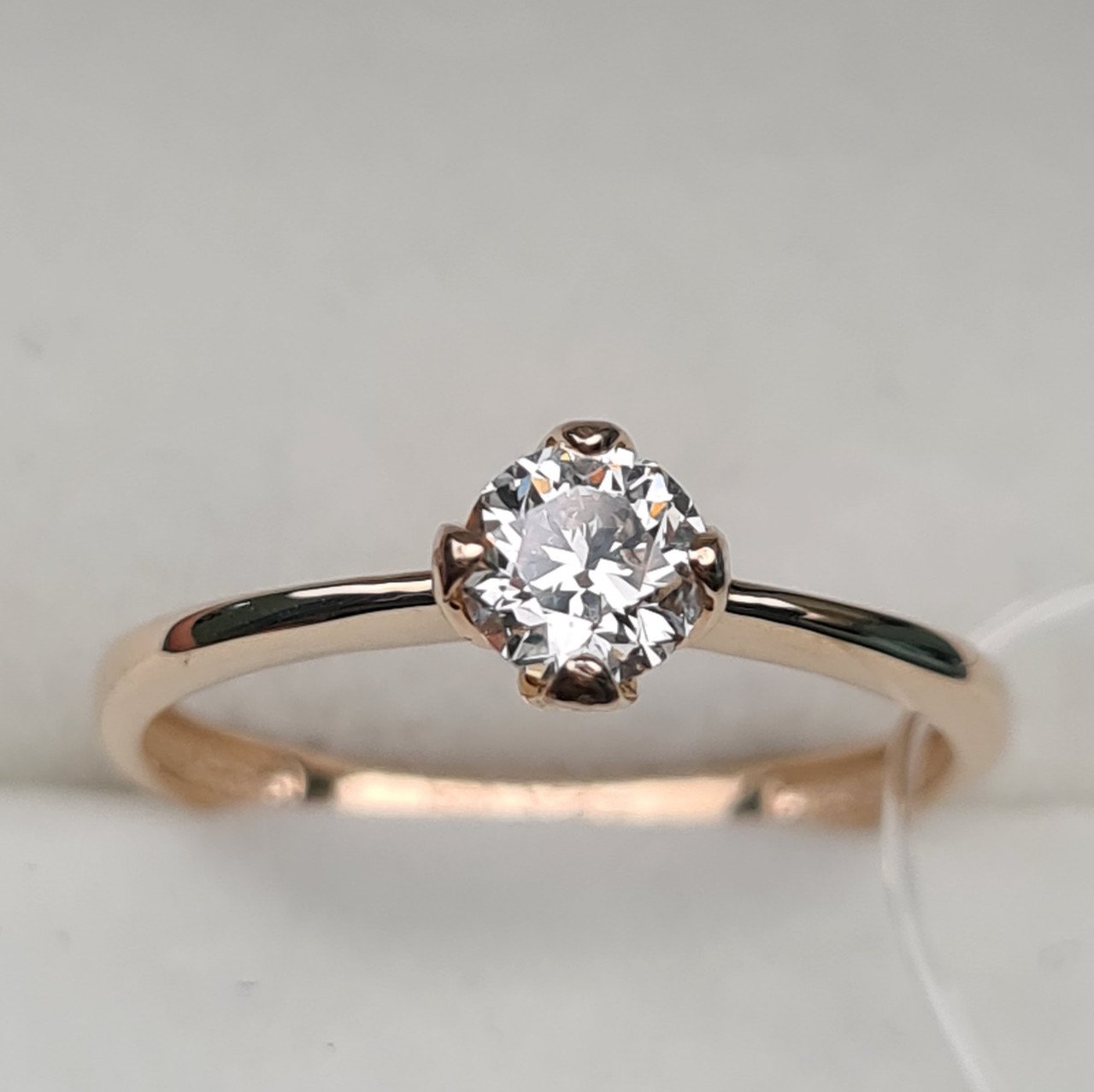 Кольцо Deimantas 94580404 17р 1,43гр 0,43ct. купить,NaN