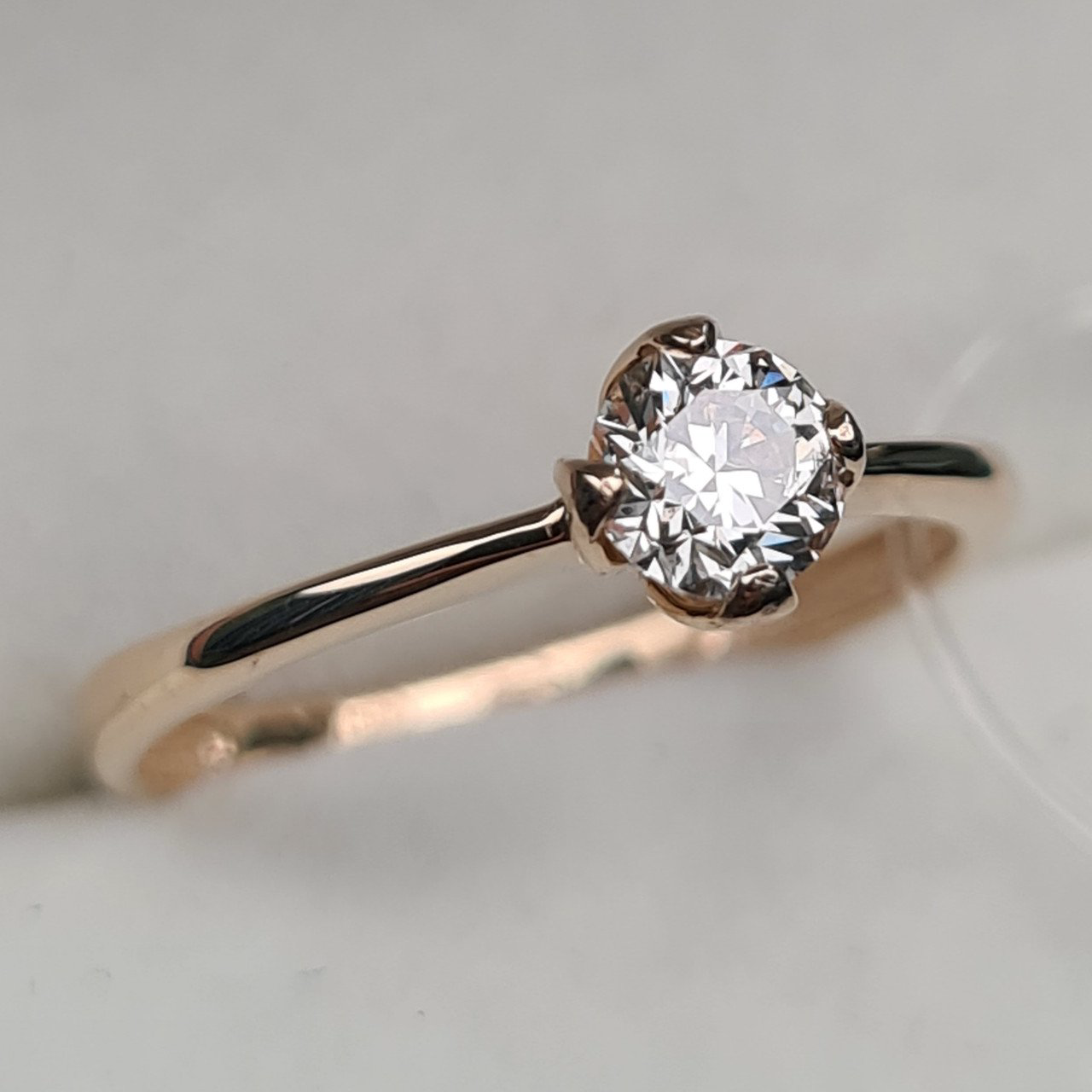 Кольцо Deimantas 94580404 17р 1,43гр 0,43ct. купить,NaN