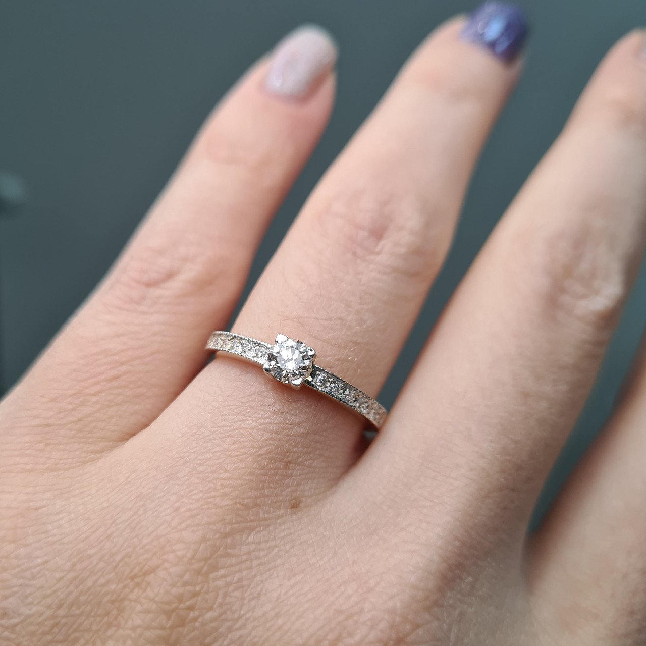 Кольцо Deimantas 94580424 18р 2,43гр 0,49ct. купить,NaN
