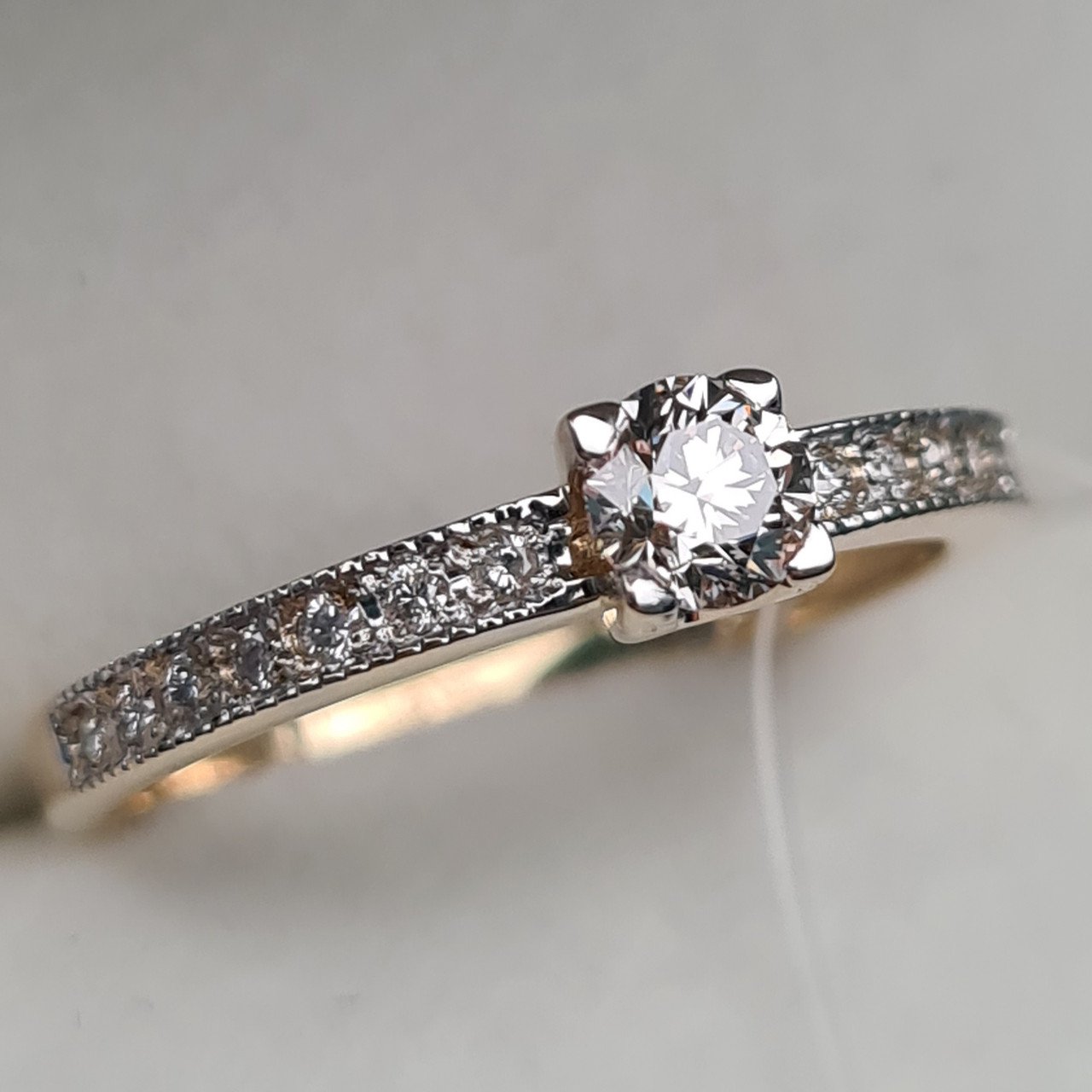 Кольцо Deimantas 94580424 18р 2,43гр 0,49ct. купить,NaN