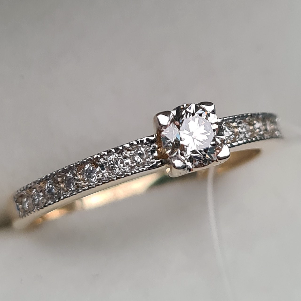 Кольцо Deimantas 94580424 18р 2,43гр 0,49ct. купить,NaN