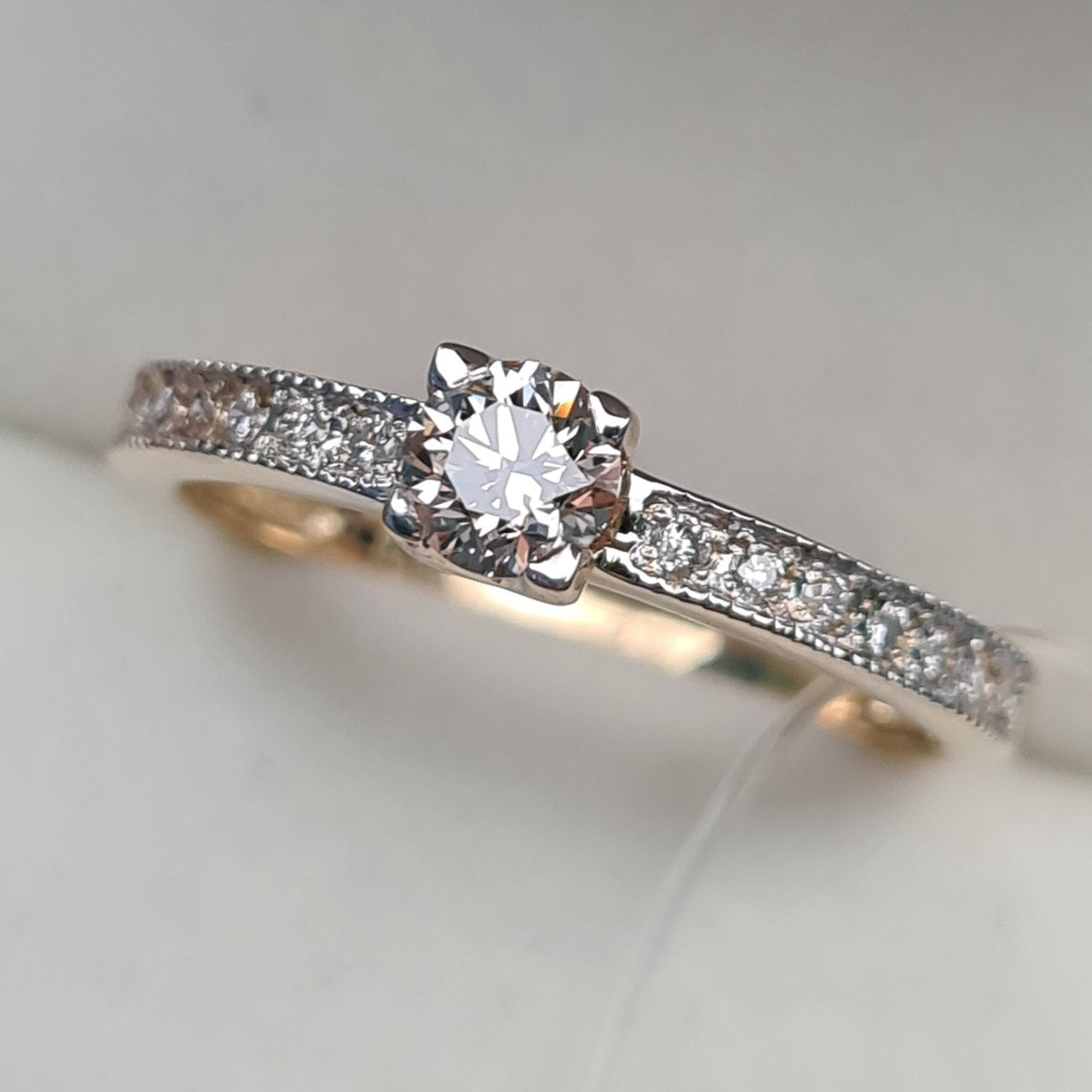Кольцо Deimantas 94580424 18р 2,43гр 0,49ct. купить,NaN