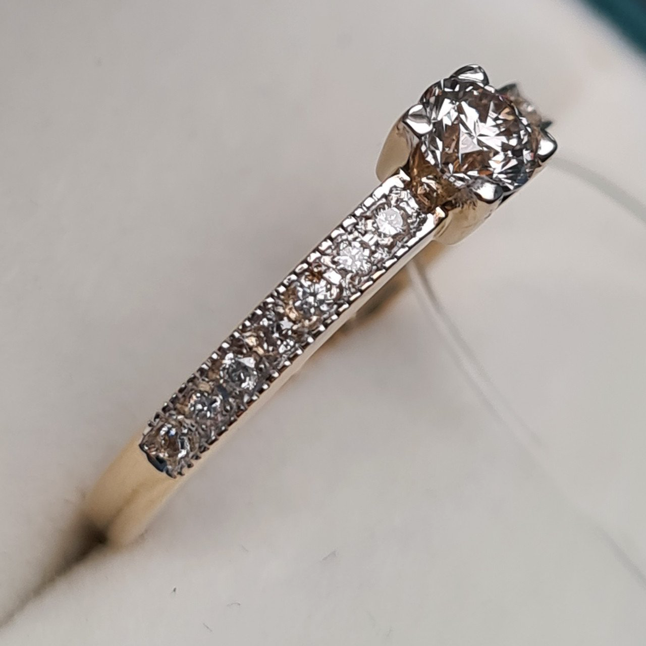 Кольцо Deimantas 94580424 18р 2,43гр 0,49ct. купить,NaN
