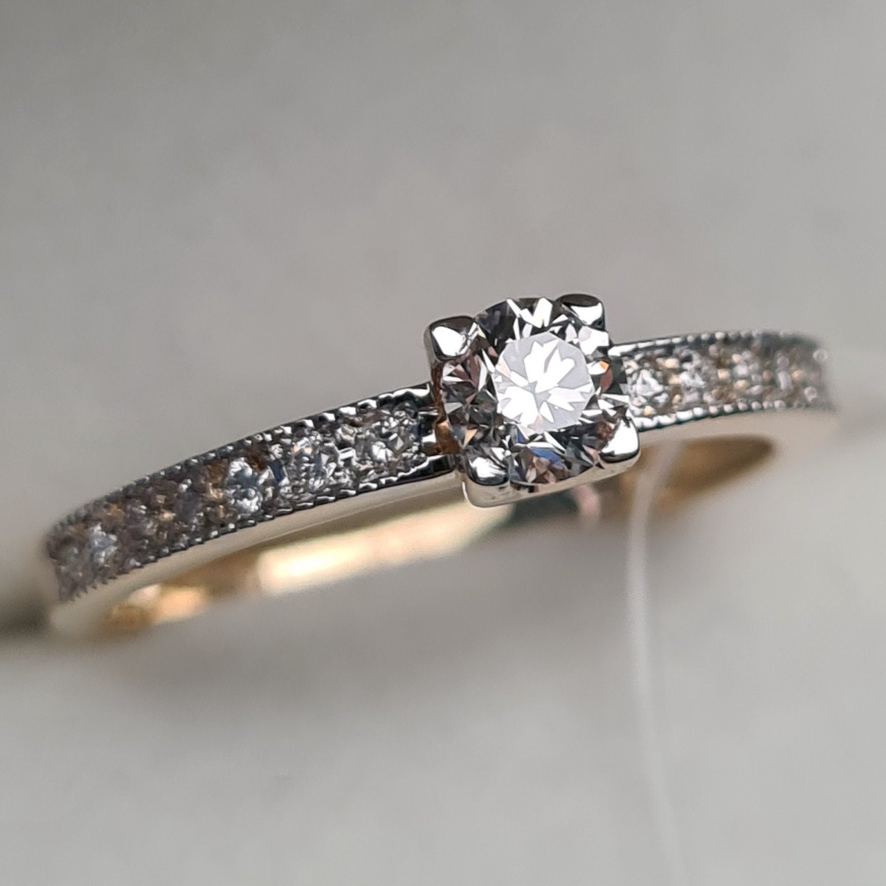 Кольцо Deimantas 94580424 18р 2,43гр 0,49ct. купить,NaN