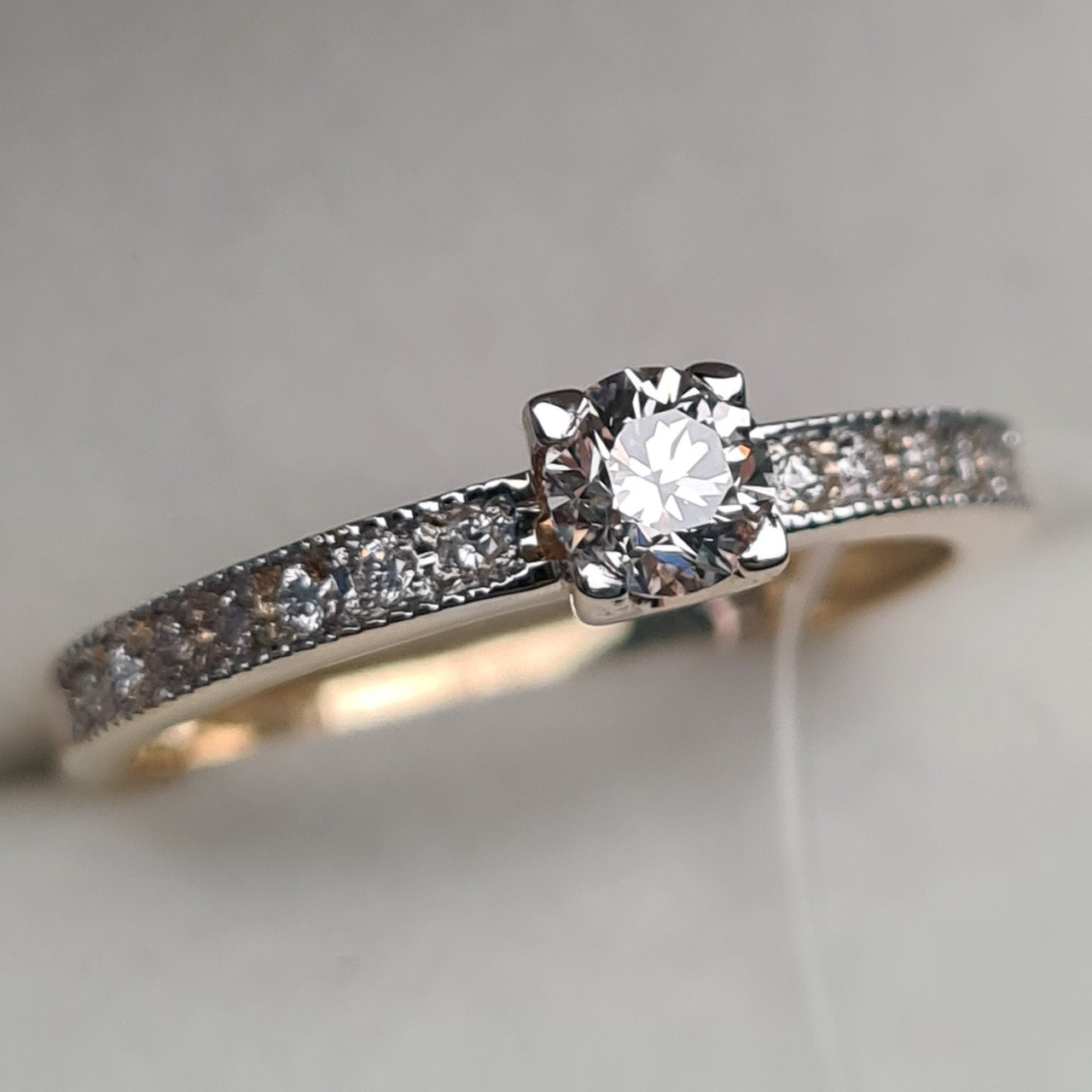 Кольцо Deimantas 94580424 18р 2,43гр 0,49ct. купить,NaN